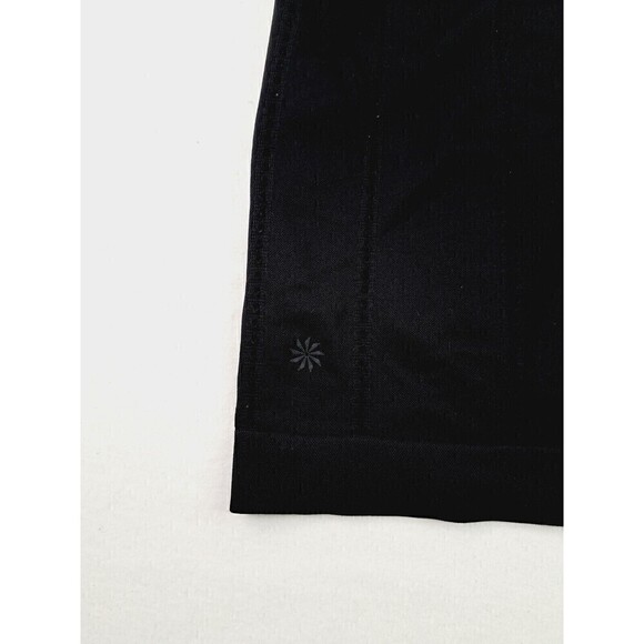 Athleta Small Top Black Diamond Mesh Trophy Tee Short Sleeve Size Medium - Picture 2 of 6